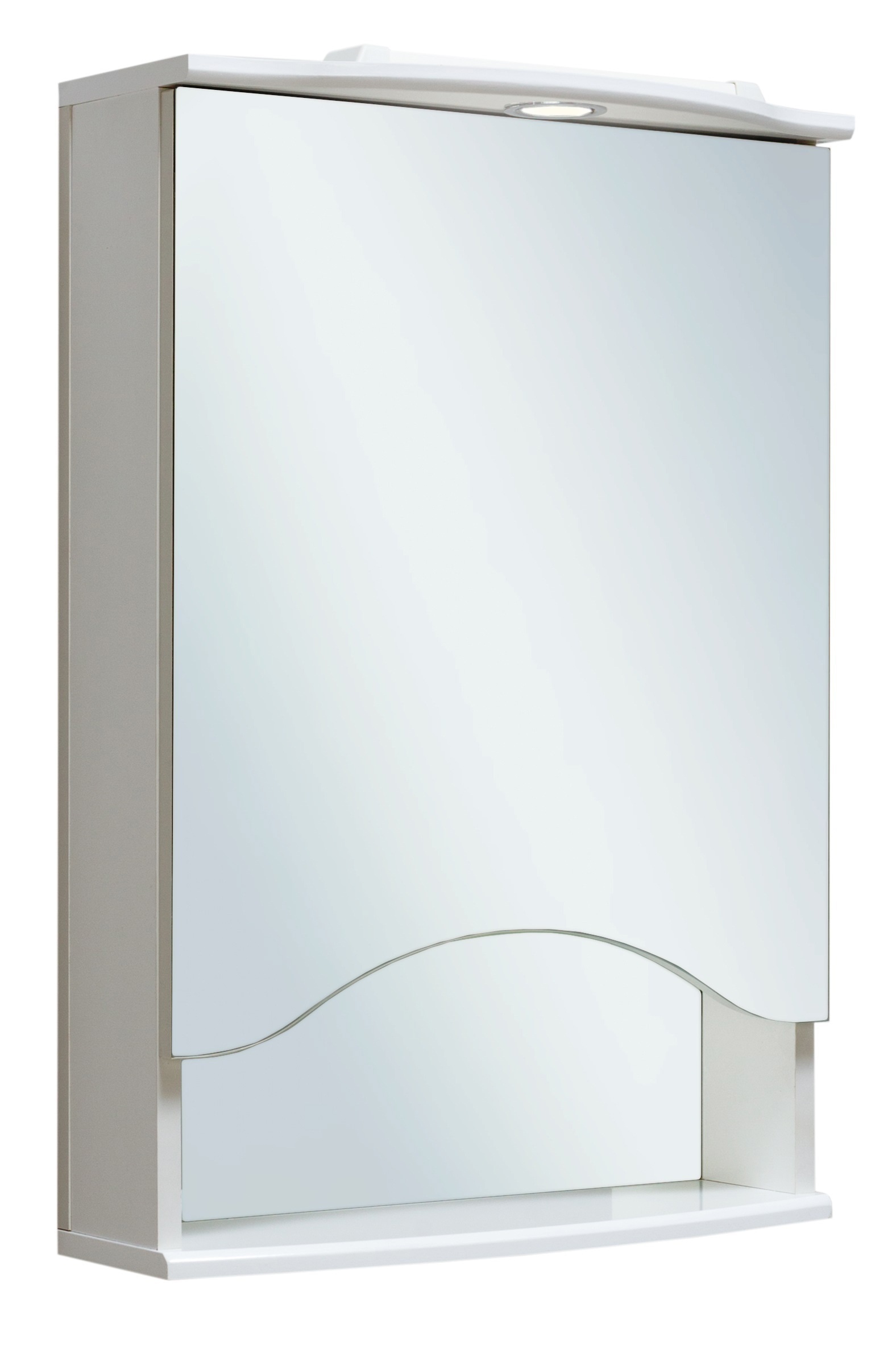 90451183 Зеркальный шкаф с подсветкой 75х50 см правый Фортуна STLM-0227515 RUNO