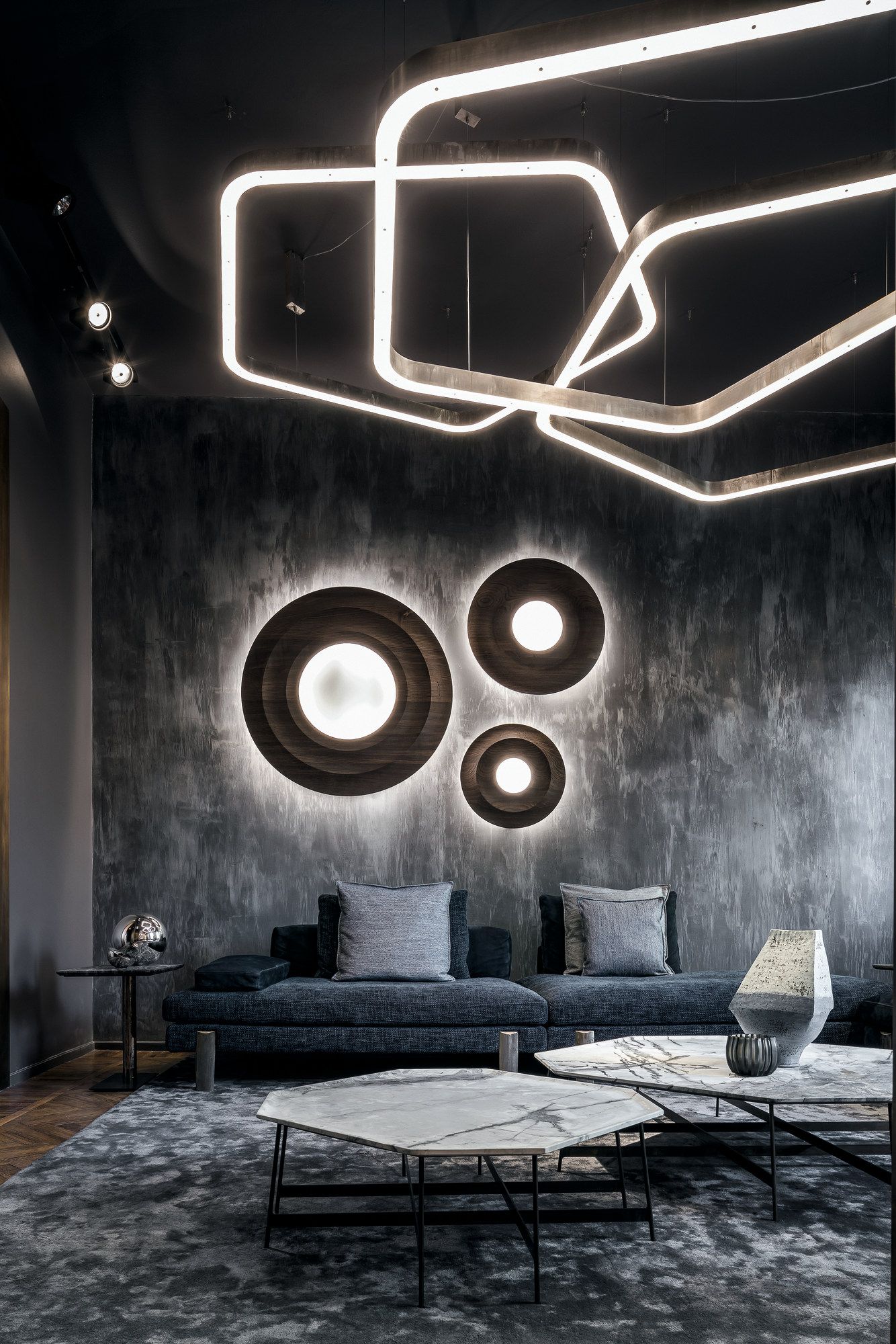 Каменный восьмиугольный журнальный столик Henge OCTAGON ARCH-00143202 - Вид №4