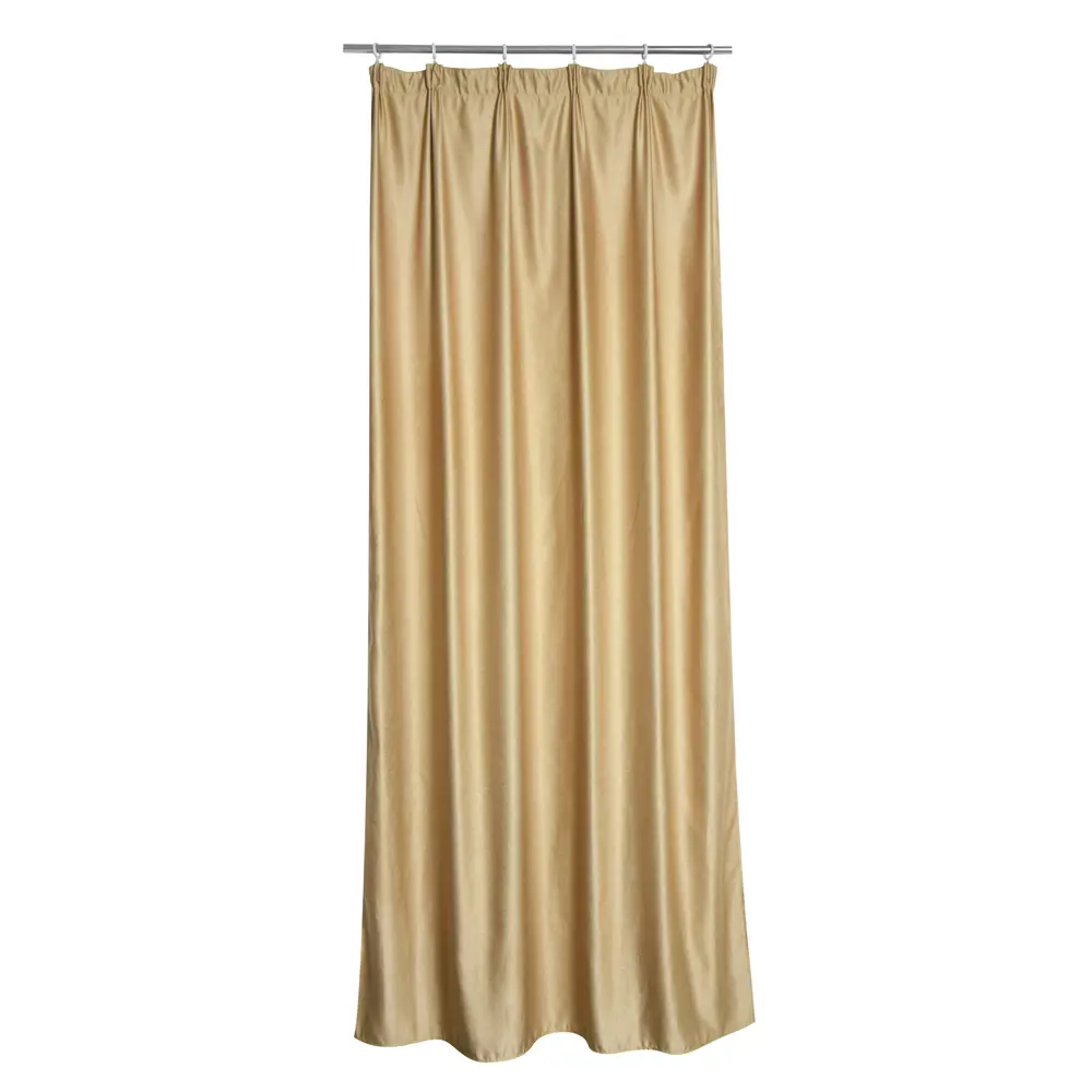 Штора на ленте Inspire Olmo 160x280 см цвет золотой 88311132 STLM-2177614 