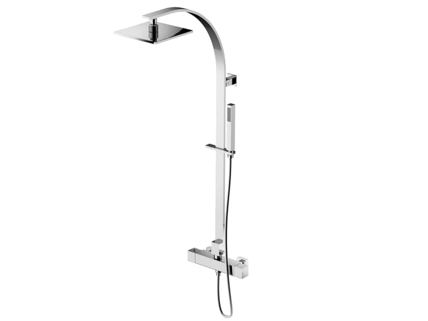 Термостатическая душевая колонка с ручным душем GATTONI Kubik ARCH-00068474