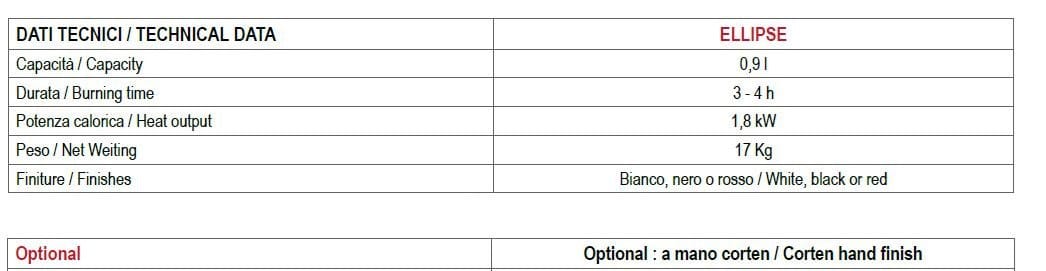 Настенный камин на биоэтаноле ACQUAFUOCO ELLIPSE ARCH-00150061 - Вид №1
