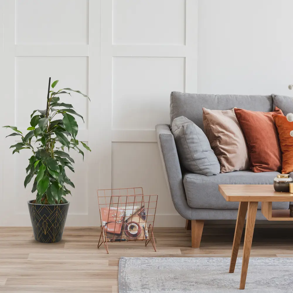 Горшок цветочный Ingreen London ø16 h14.5 см v1.6 л пластик чёрное золото Фиджи декор STLM-2138792 - Вид №2