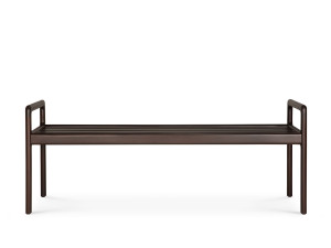 Скамейка из красного дерева