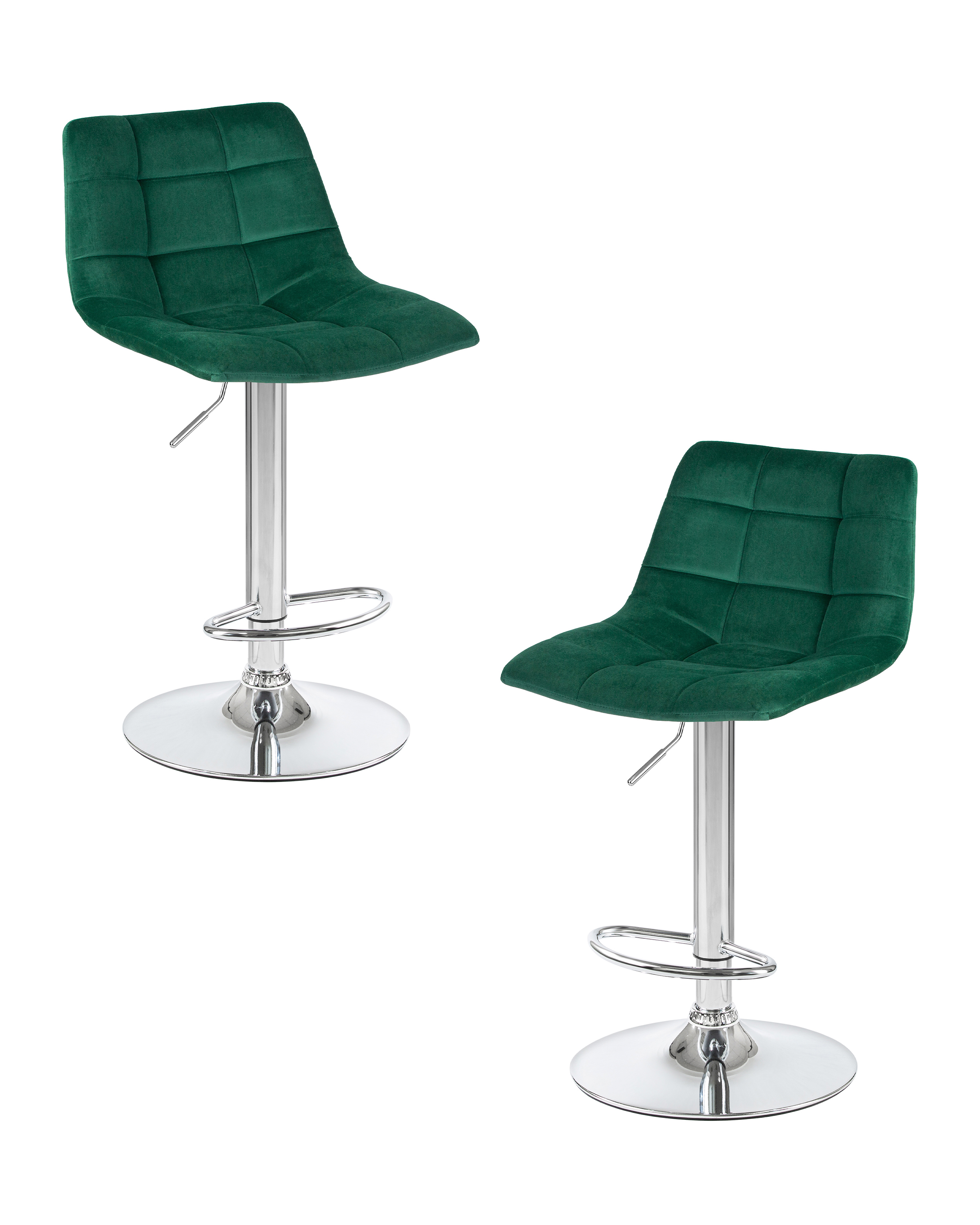 90559201 Барный стул Tailor lm-5017 47x113x49 цвет зеленый 2 шт STLM-0282003 DOBRIN