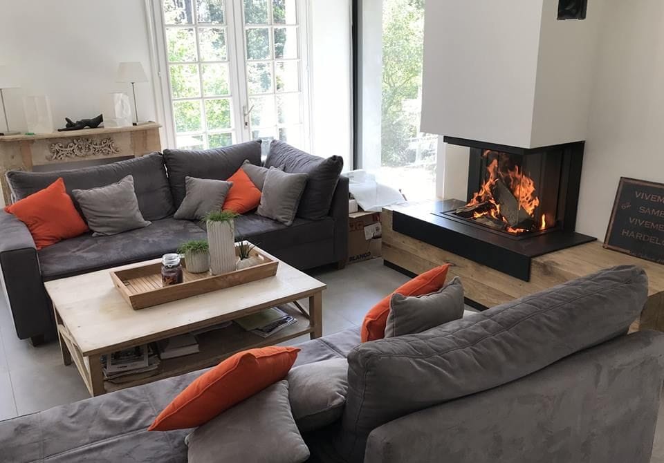 Дровяной камин с тройным фасадом KALFIRE W90/47S ARCH-00053619 - Вид №4