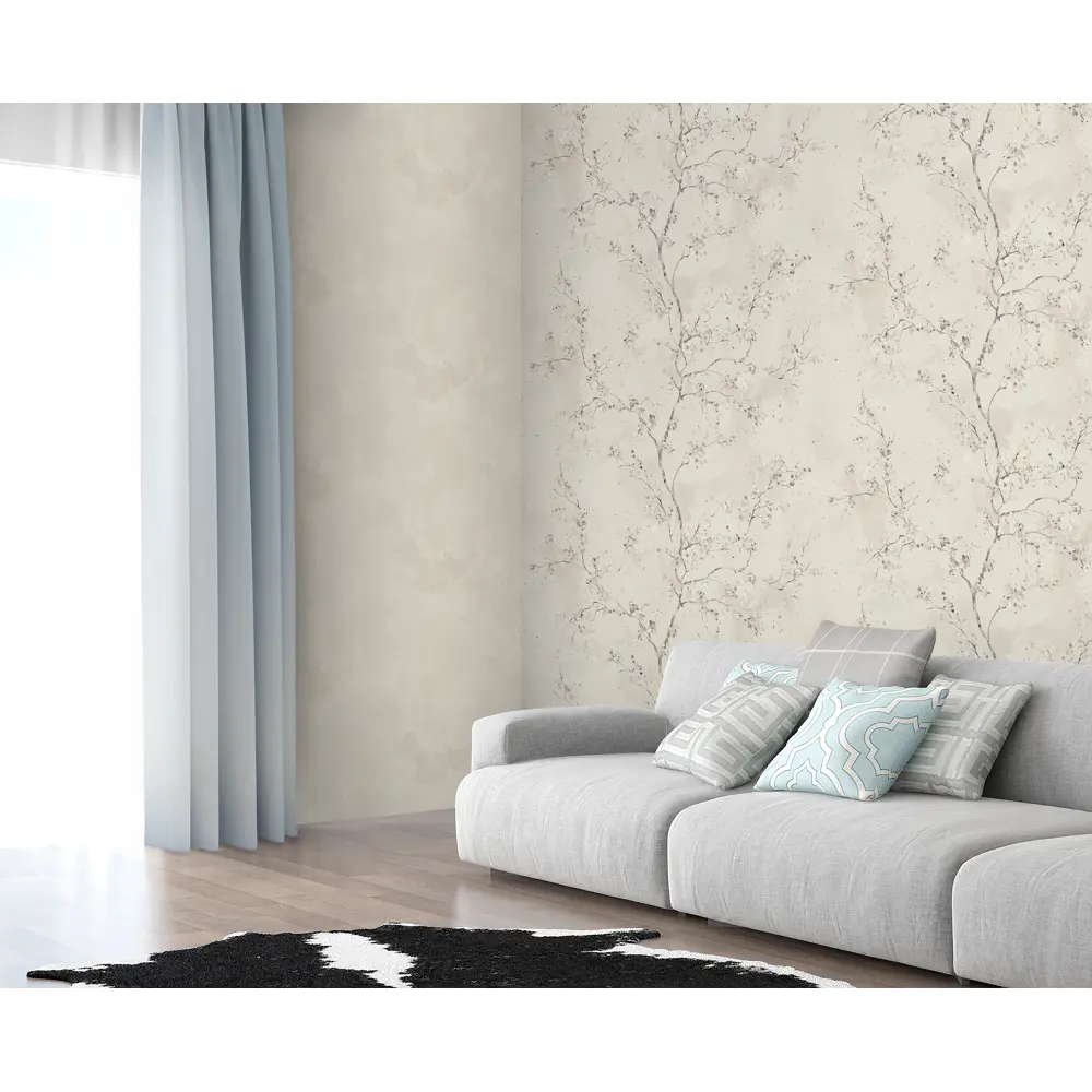 Ateliero Scarlett - флизелиновые обои бежевые с эффектом штукатурки 89409070 STLM-1575272 - Вид №5