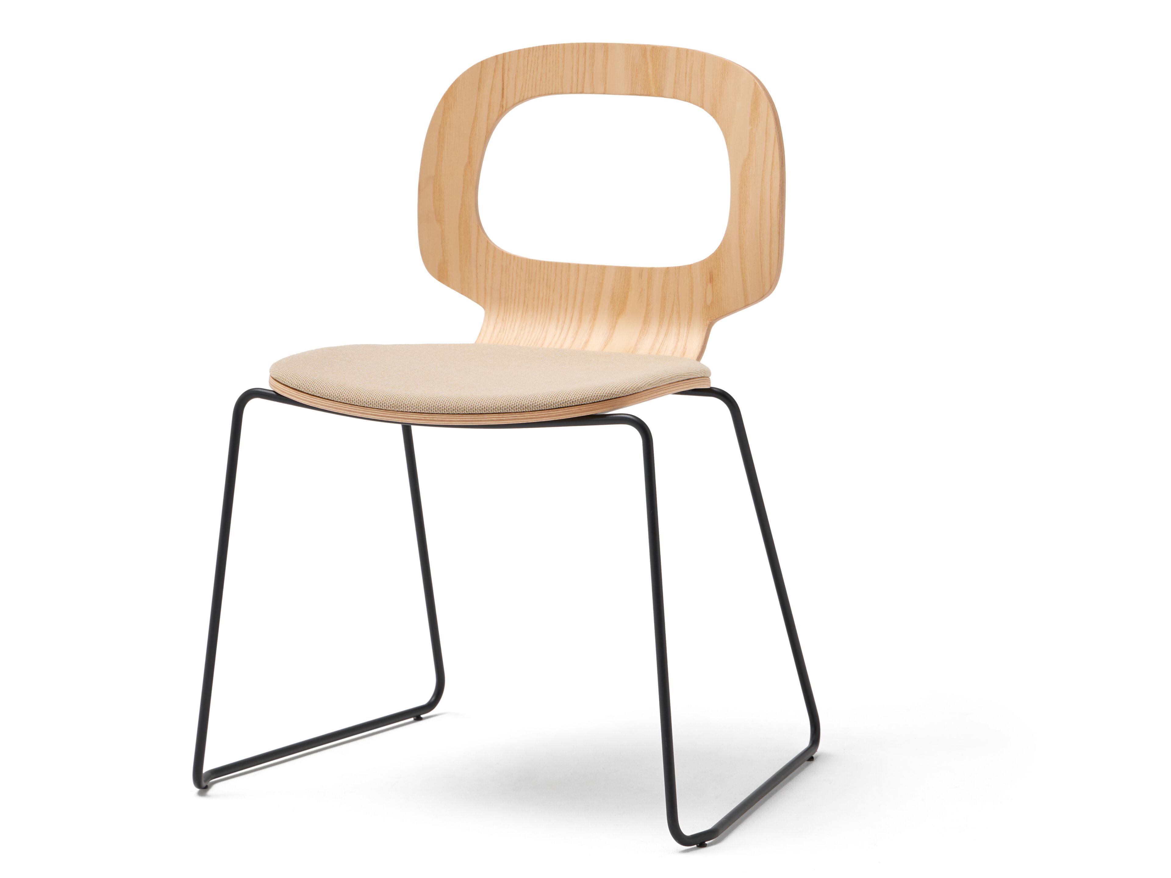 Стул из ясеня с мягким сиденьем Blasco&Vila Halo ARCH-00091896 - Вид №11