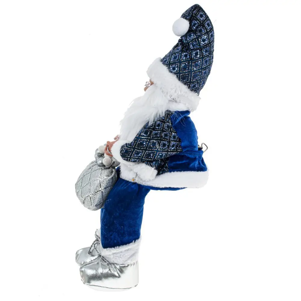 88449986 Игрушка Дед Мороз 32 см цвет синий STLM-1394527 Santreyd  - Вид №4
