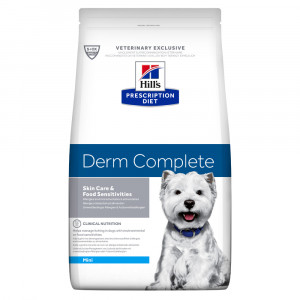 ПР0058429 Корм для собак HILL"S PD Derm Complete Mini для поддержания здоровья кожи при аллергии для мелких пород сух. 1,5кг Hill's