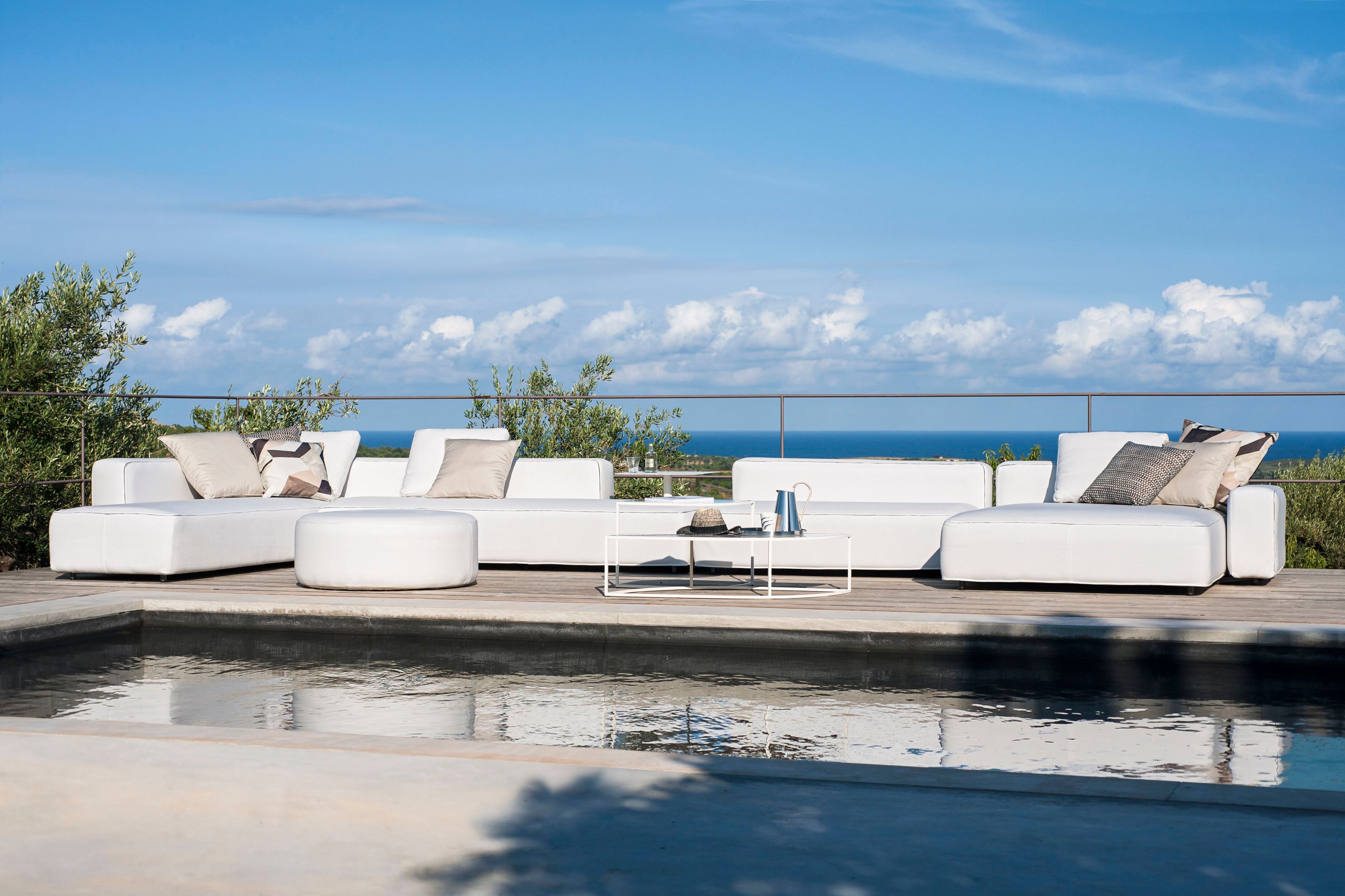 Ткань сад диван с полуостровом RODA Денди ARCH-00100096 - Вид №2