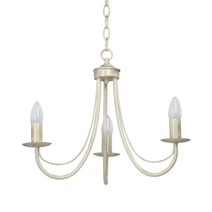 Люстра Линда 3xE14x60 Вт, металл, цвет белый