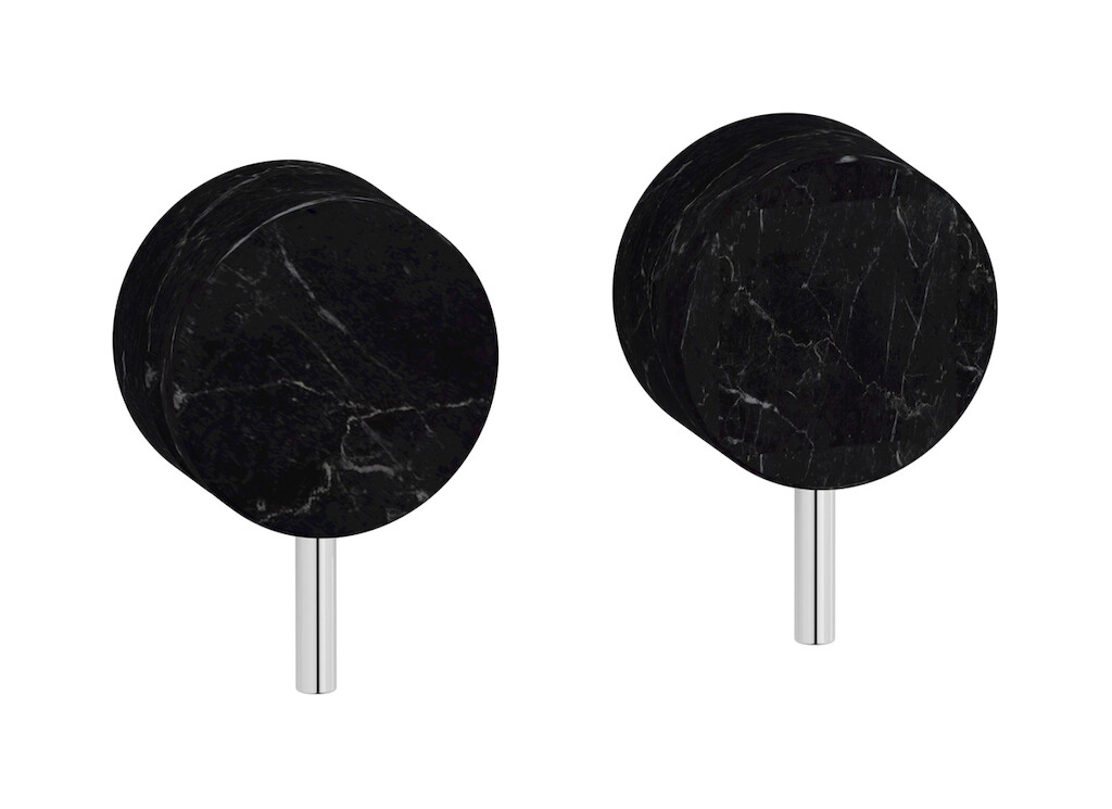 Встроенный смеситель для душа на 2 отверстия на 1 потребителя. WE ARE IB mr400cc_2 Chrome Marmo