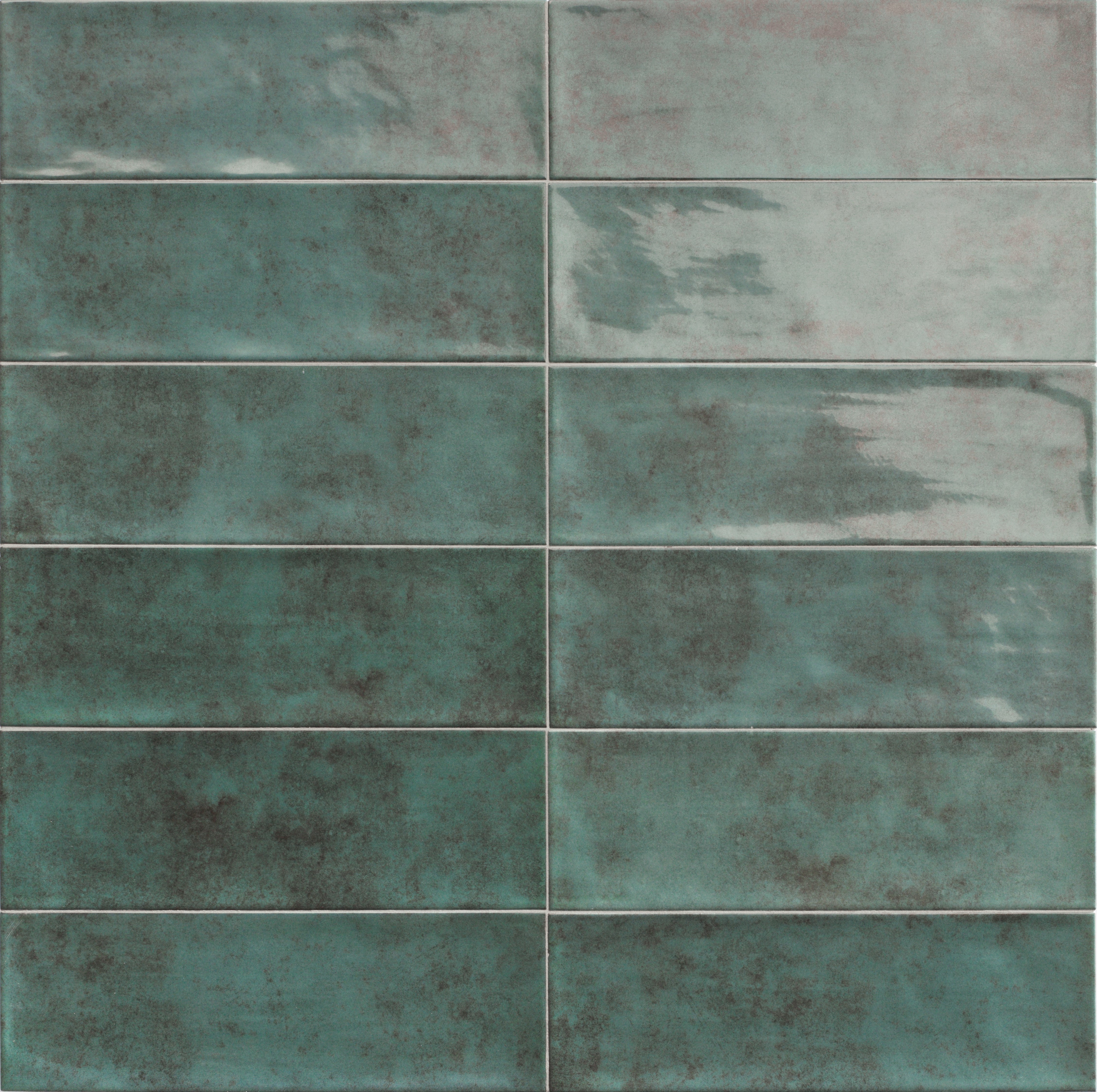 91068168 Керамическая плитка Cinqueterre Cinque Terre Ocean 10x30см 1.02 м² цвет зеленый/синий STLM-0466638 MAINZU