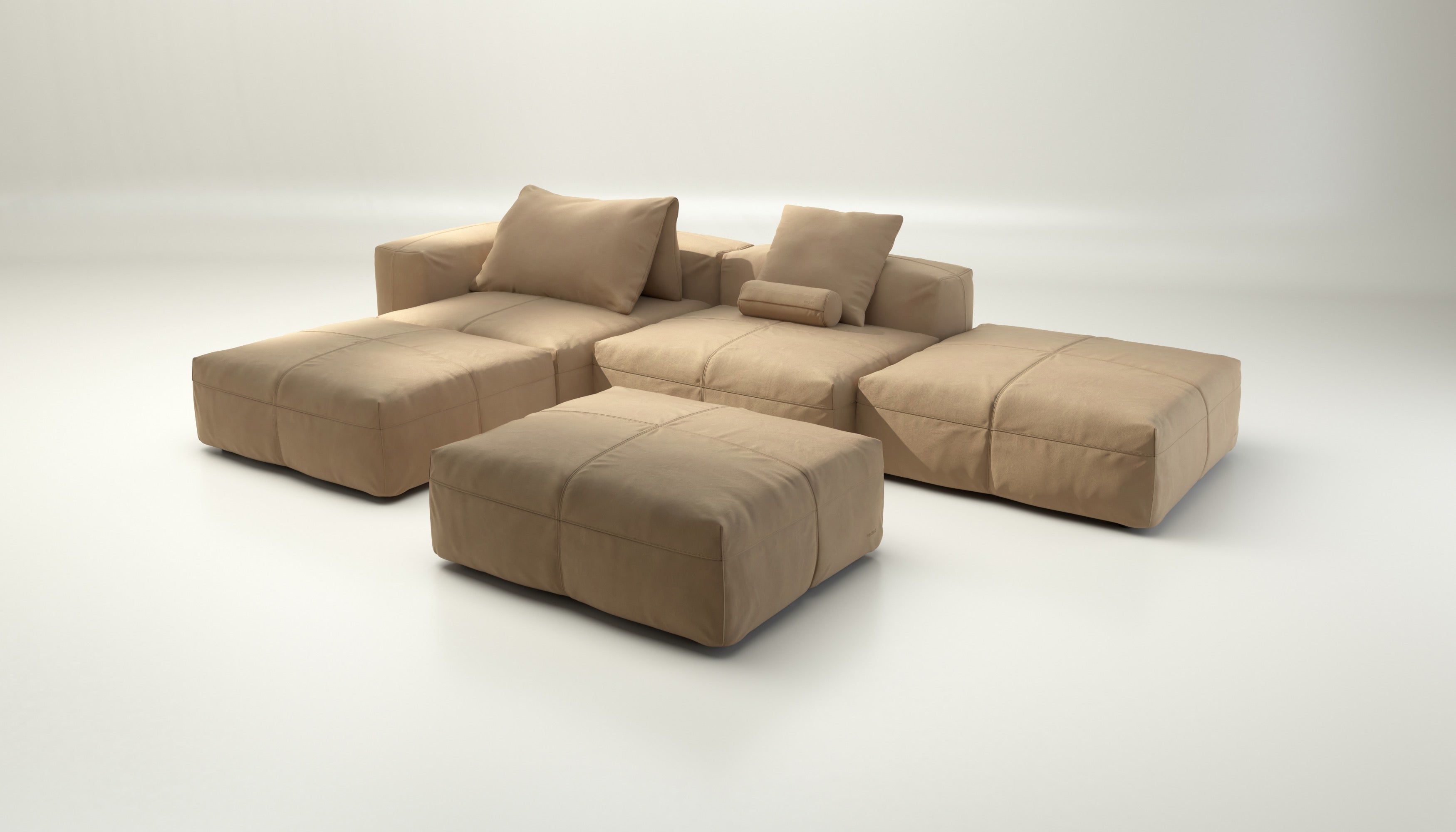 Кожаный двухсторонний модульный диван vetsak Leather ARCH-00143536 - Вид №4