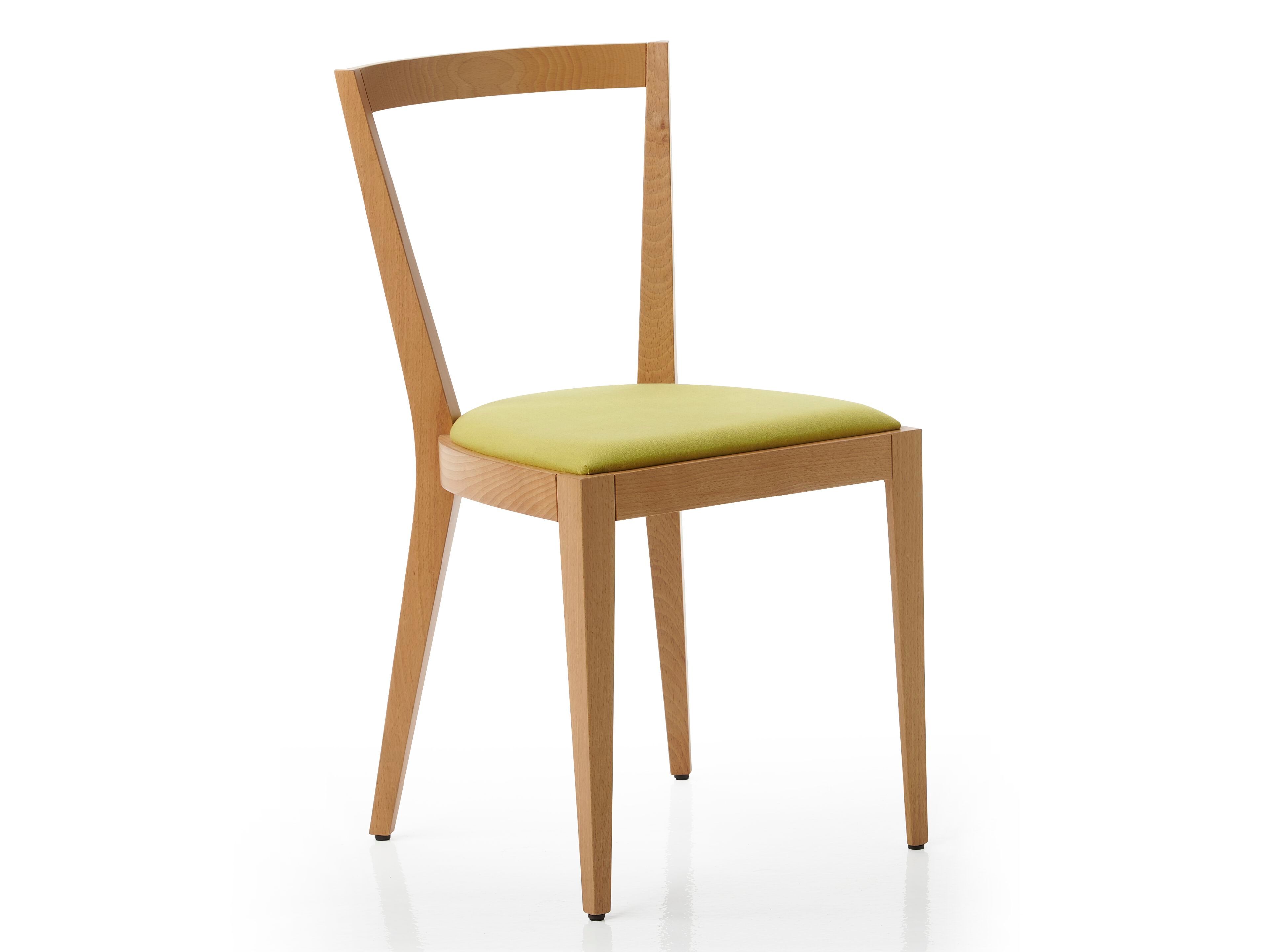 Стул из бука с мягким сиденьем BBB PONTI 940 ARCH-00015777 - Вид №2