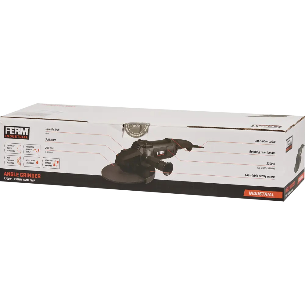 УШМ сетевая Ferm AGM1118P, 2300 Вт, 230 мм STLM-2021514 - Вид №6