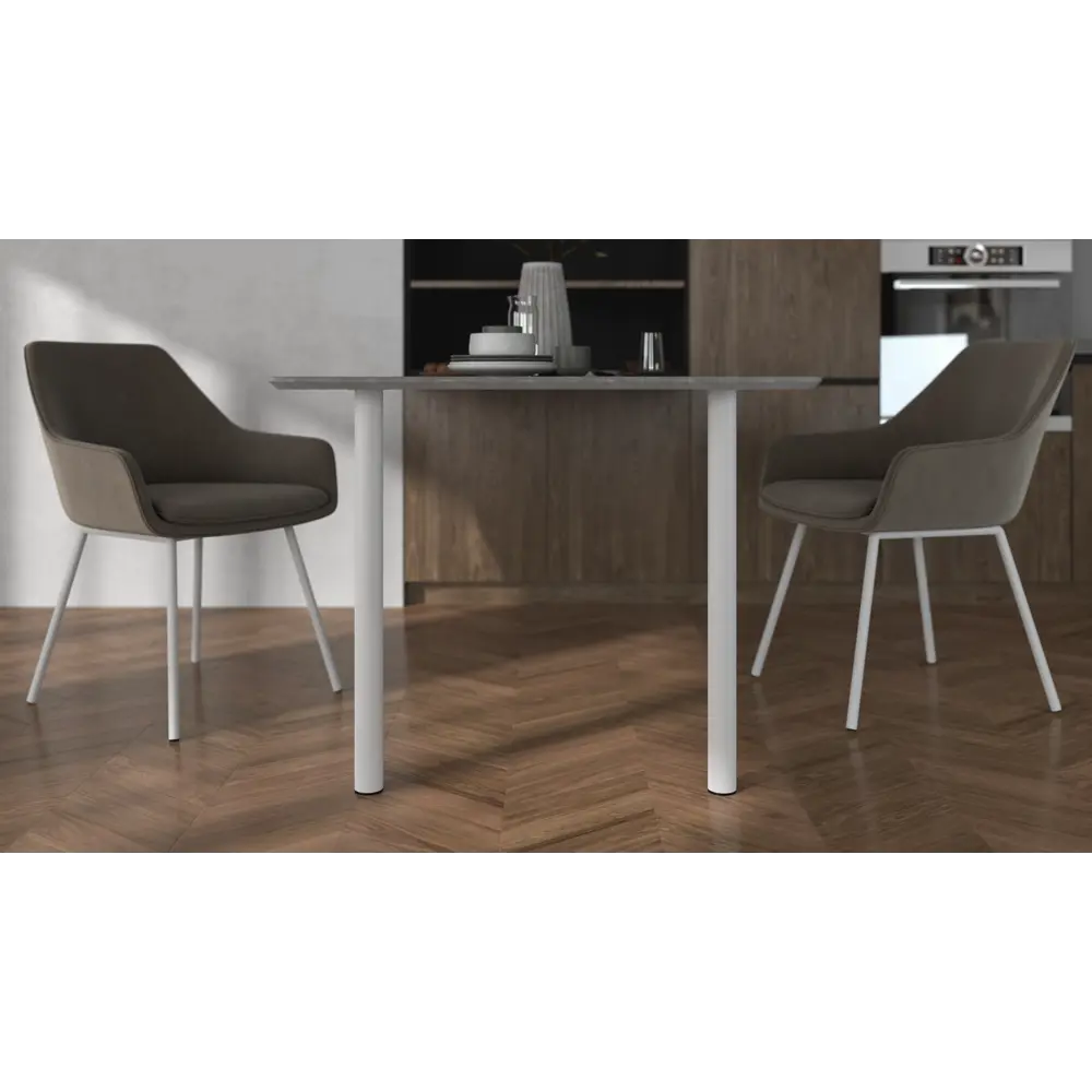 EDSON Круглая мебельная ножка 710 мм с регулируемым подпятником 82754100 STLM-0035489 - Вид №5