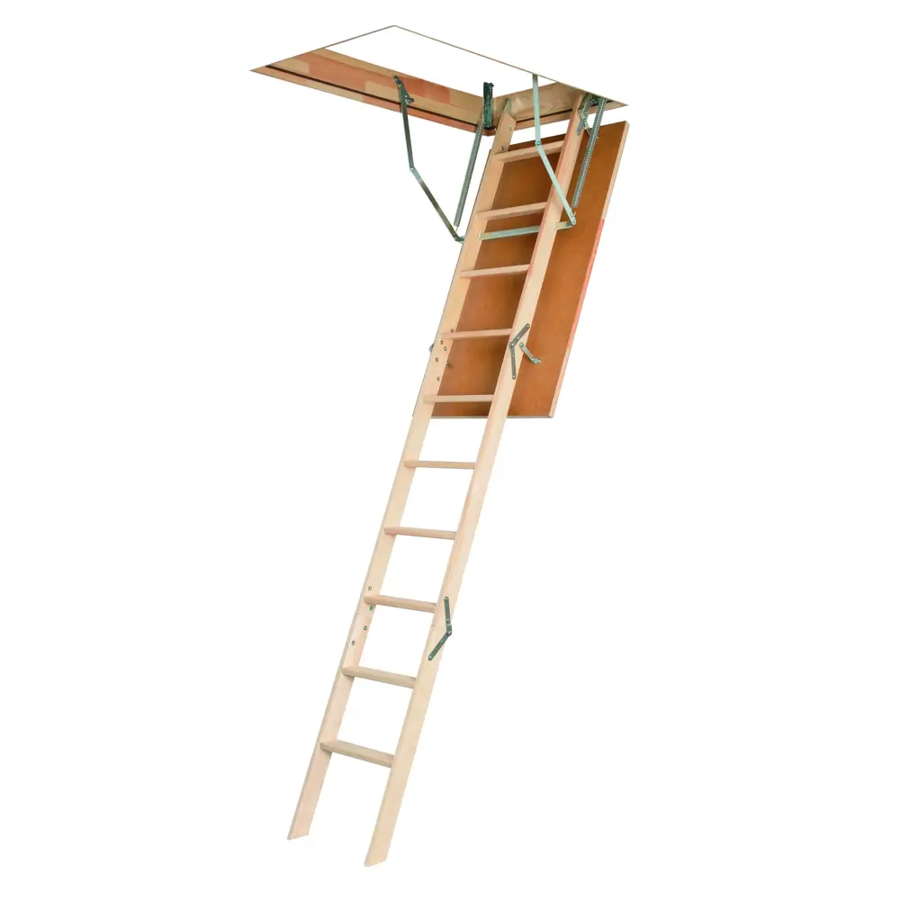 Лестница чердачная складная с секциями Optistep OLS 60x130x305 см STLM-2194960 - Вид №1