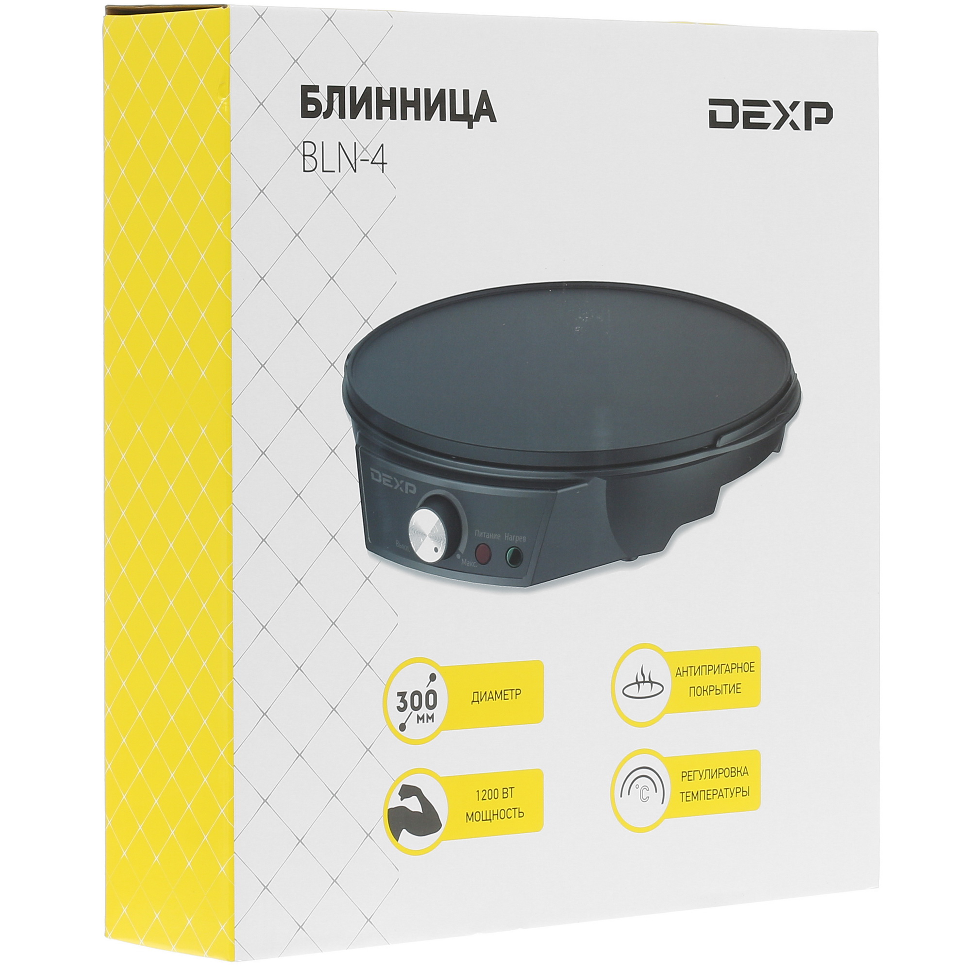 1385293 Блинница настольная DEXP BLN-4 черный STDN-0016676 - Вид №8