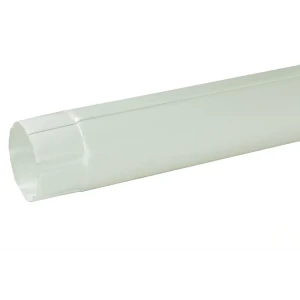 Труба водосточная 90x2500 мм цвет белый