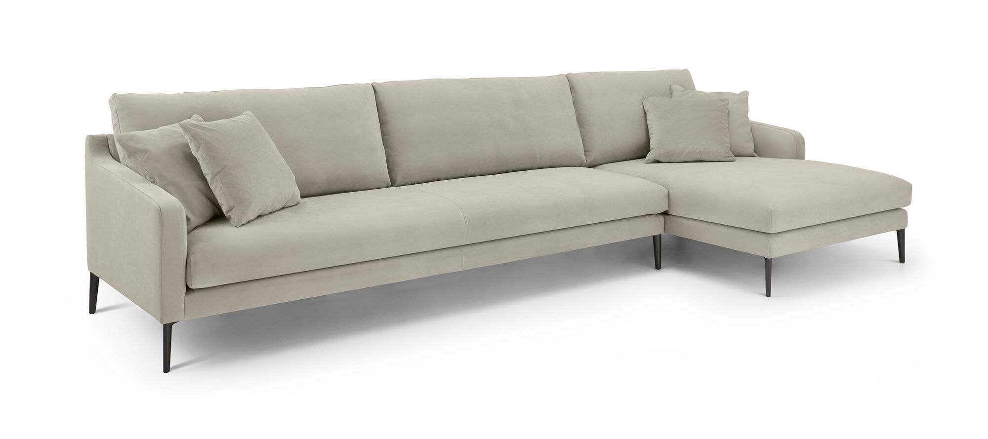 Тканевый диван с полуостровом FIAM ITALIA CONDENSE ARCH-00125948 - Вид №1