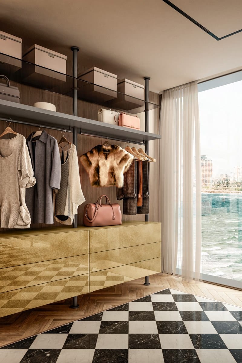 Модульная гардеробная Lago VISTA 1185 ARCH-00045227 - Вид №1