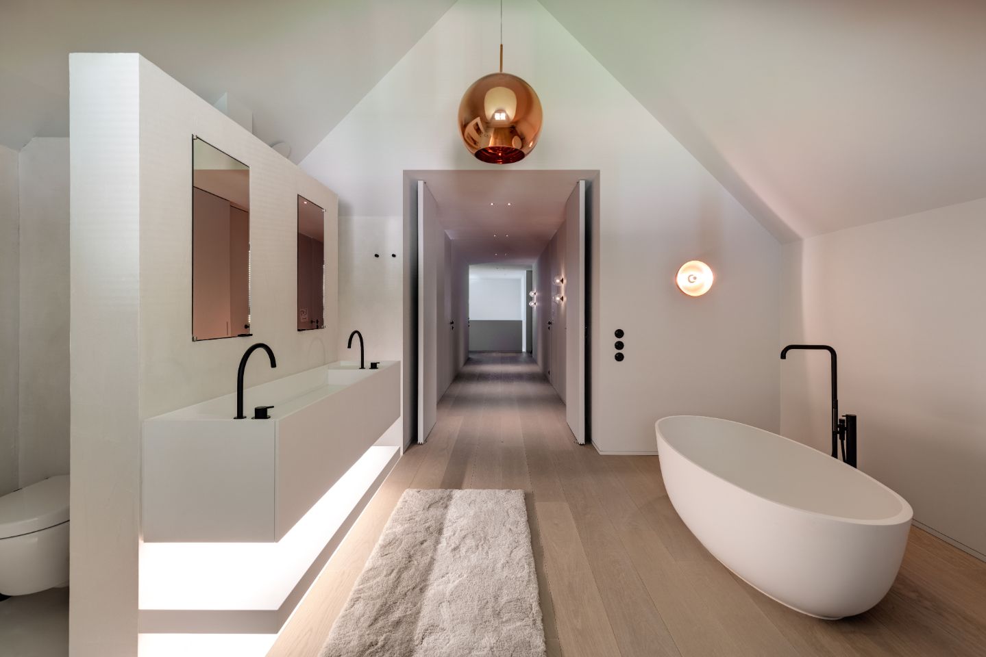 Дубовый паркет Dennebos Flooring Белая мойка ARCH-00118687 - Вид №3