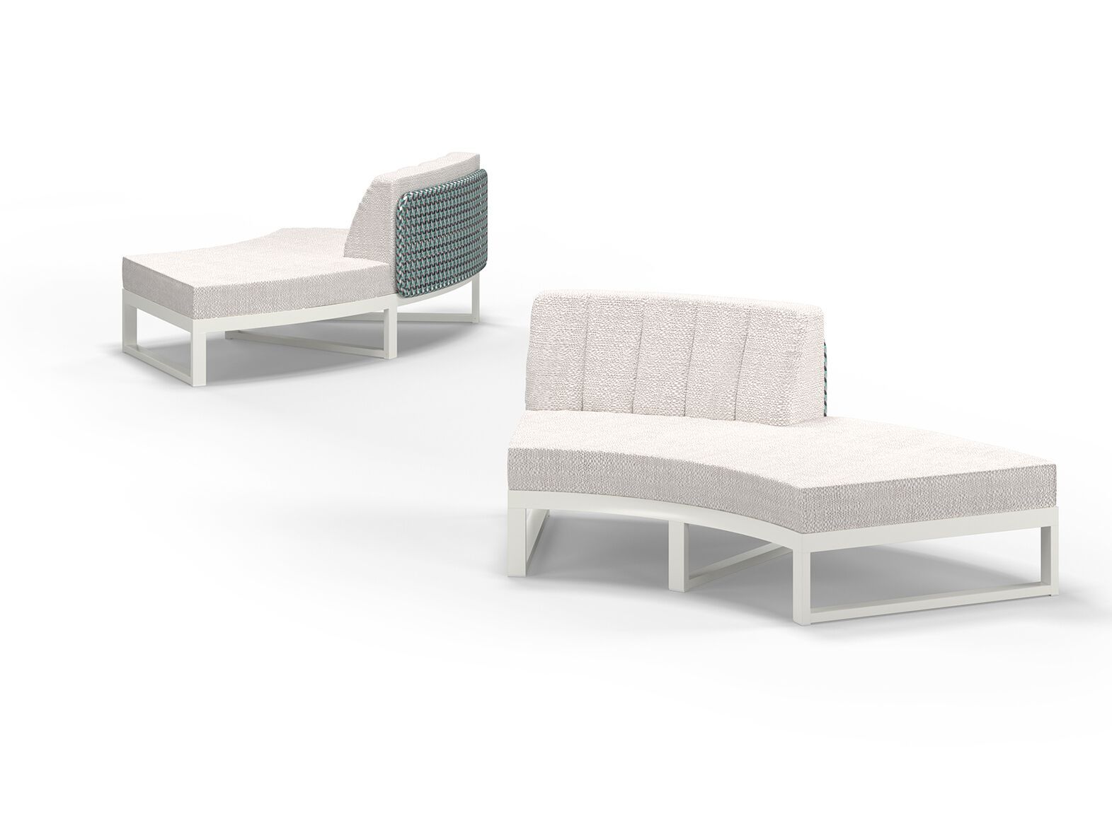 Модульный изогнутый садовый диван из ткани MAMAGREEN Munia ARCH-00071252 - Вид №5