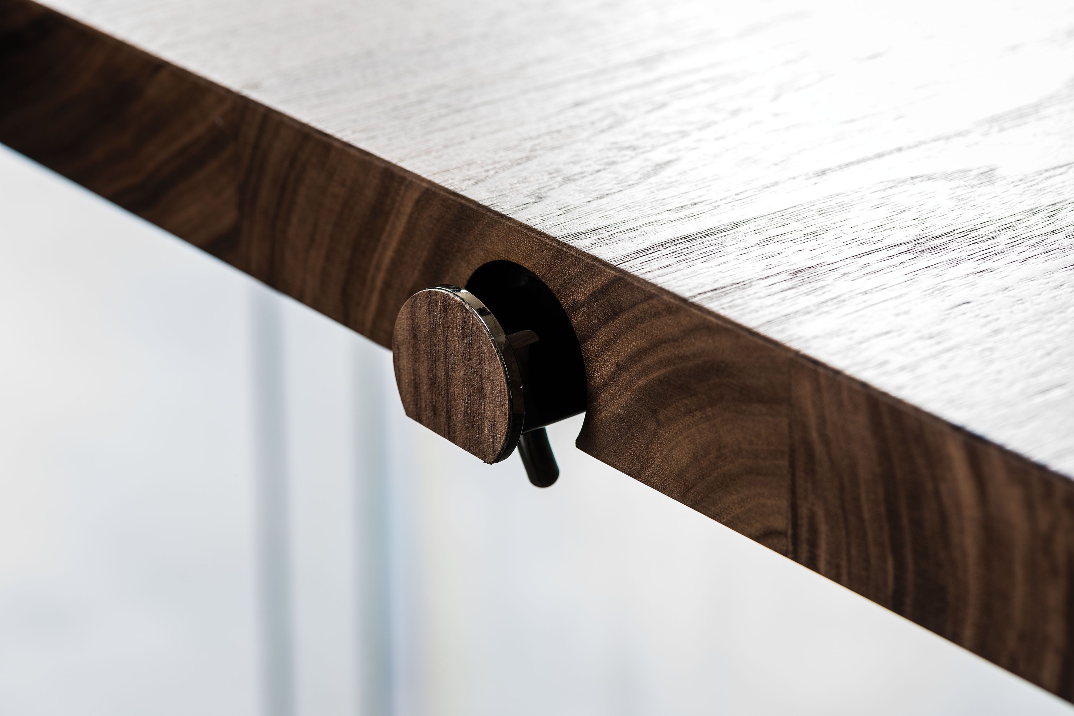 Прямоугольный выдвижной стол из дерева и стекла Cattelan italia IKON ARCH-00141462 - Вид №4