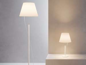 Бумага и металл светодиодный торшер