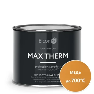 Эмаль термостойкая ELCON 00-00002911 цвет медный 0.5 л