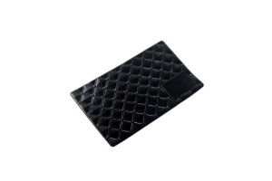 16721416 Липкий коврик силиконовый, черный, квадратики SP-03BK WIIIX
