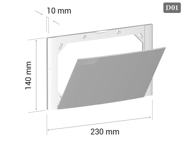 Кровельная пластина для встраиваемых газовых изделий TECO B01 / C01 / D01 ARCH-00068762 - Вид №2