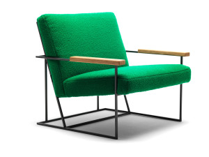 Кресло из ткани casentino с подлокотниками