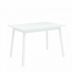 Обеденный стол раздвижной прямоугольный белый Leset "Морон" IMPEX  00-3967215 Белый