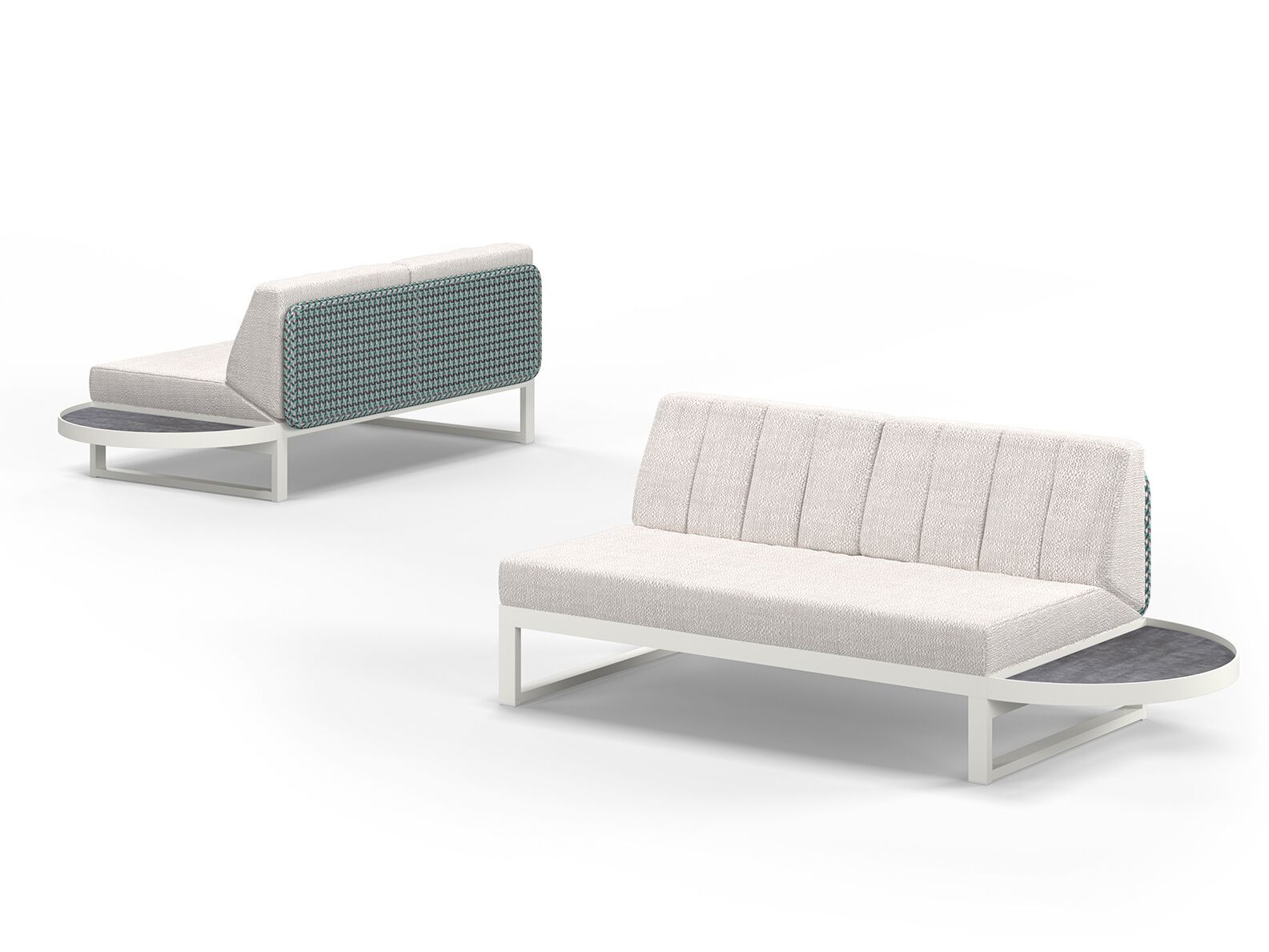 2-местный модульный тканевый диван с журнальной стойкой MAMAGREEN Munia ARCH-00077745 - Вид №7