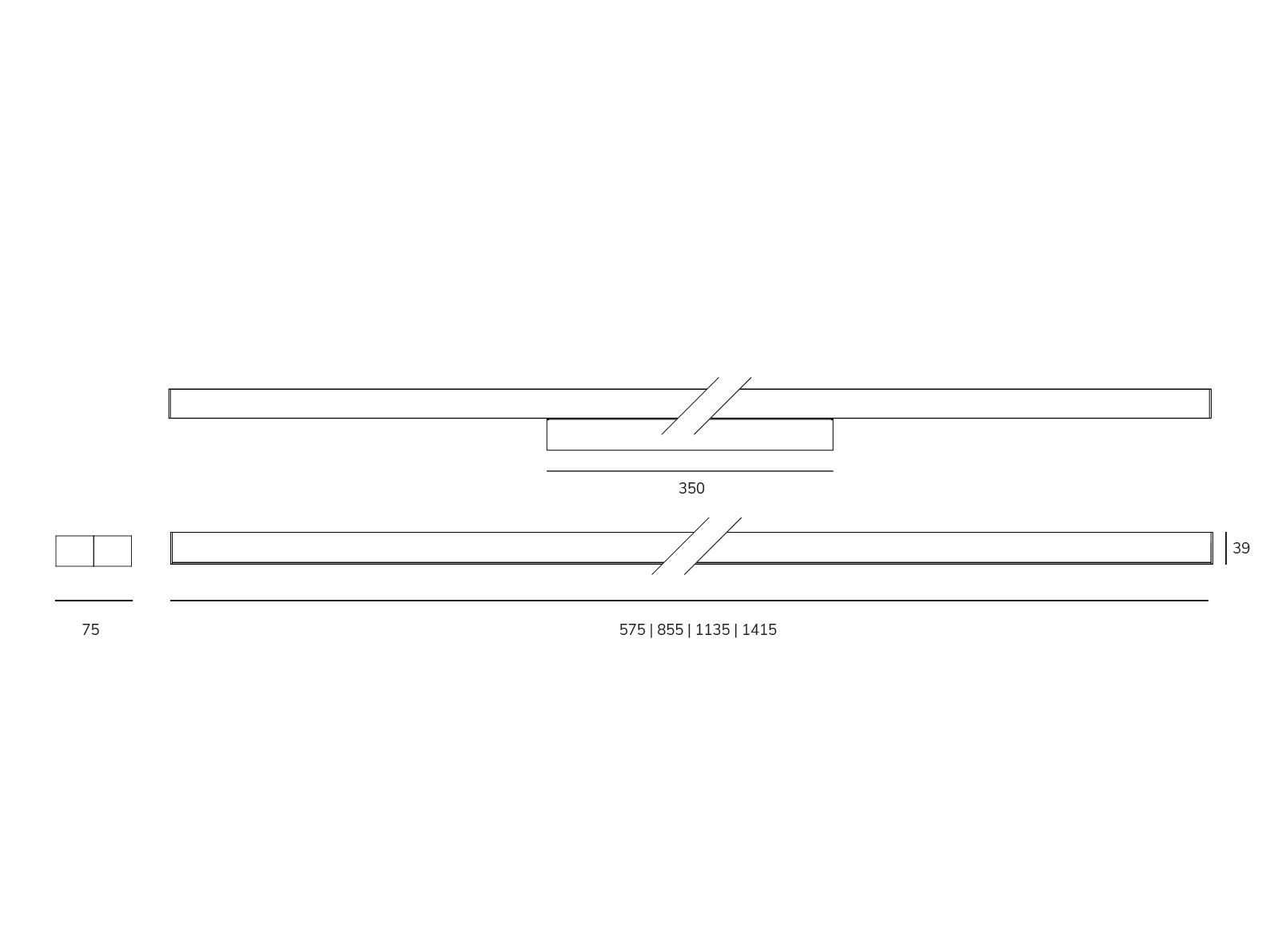 Экструдированный алюминиевый светодиодный настенный светильник Exporlux BLADE PA SL ARCH-00103084 - Вид №1