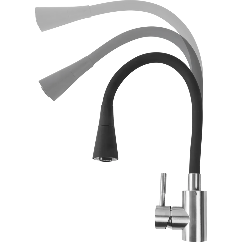 Кухонный смеситель Osgard черный с экономичным аэратором 86757707 Gron STLM-0071297 - Вид №5