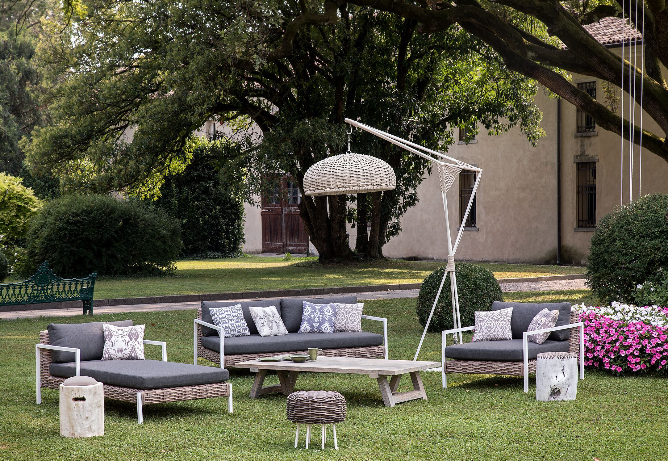 2-местный тканевый садовый диван cbdesign Shana ARCH-00076306 - Вид №2