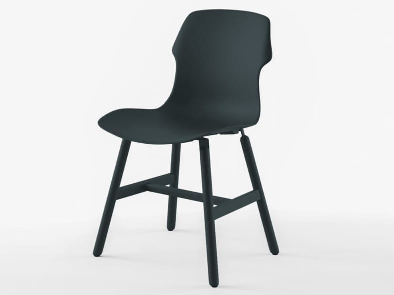 Стул из полипропилена с металлическими ножками Casamania & Horm стерео ARCH-00130882