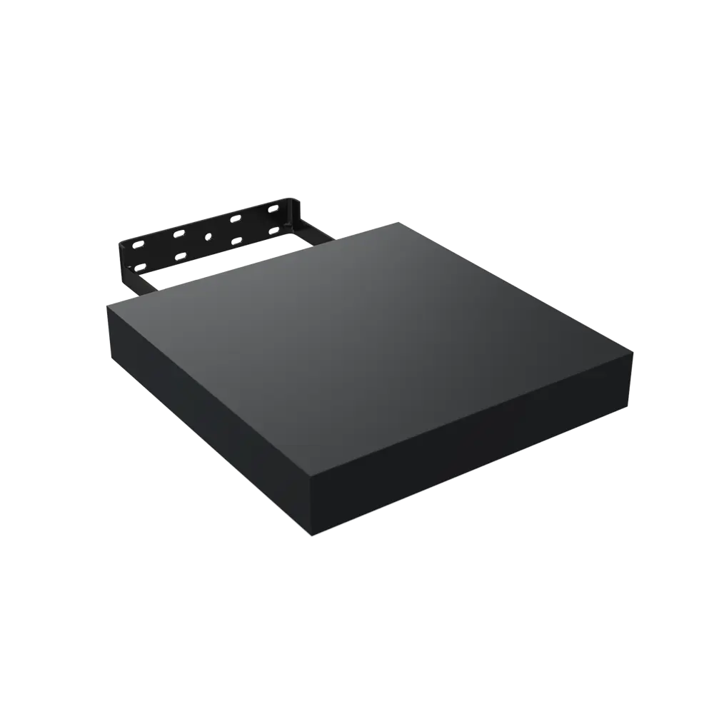 Полка настенная Spaceo Paris 23x23.5 см МДФ цвет чёрный STLM-2090225 - Вид №3