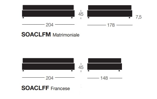 Sommier съемная двойная ткань GRUPPO FOX ночь Фокса ARCH-00115360 - Вид №5