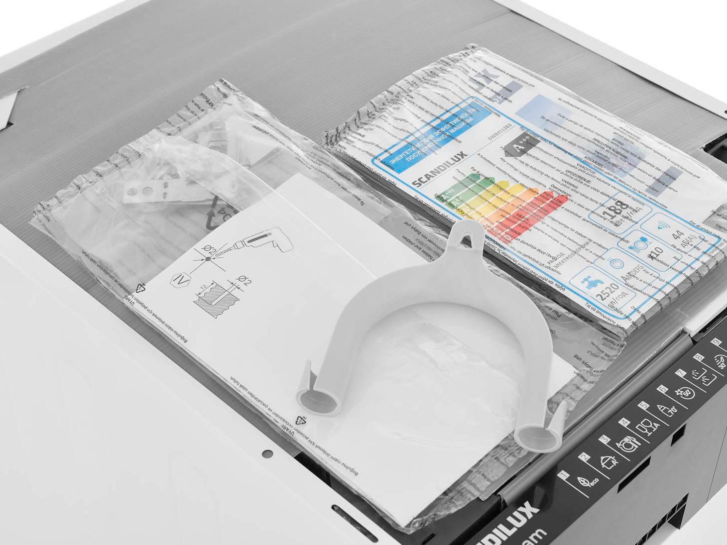 9297558 Встраиваемая посудомоечная машина Scandilux DWB4512B3 STDN-0033762 - Вид №42