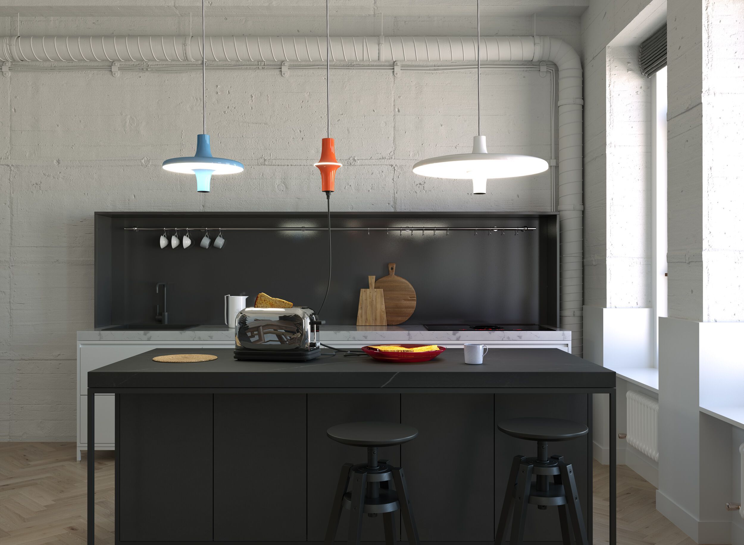 Алюминиевый подвесной светильник Martinelli Luce Avro ARCH-00044136 - Вид №7