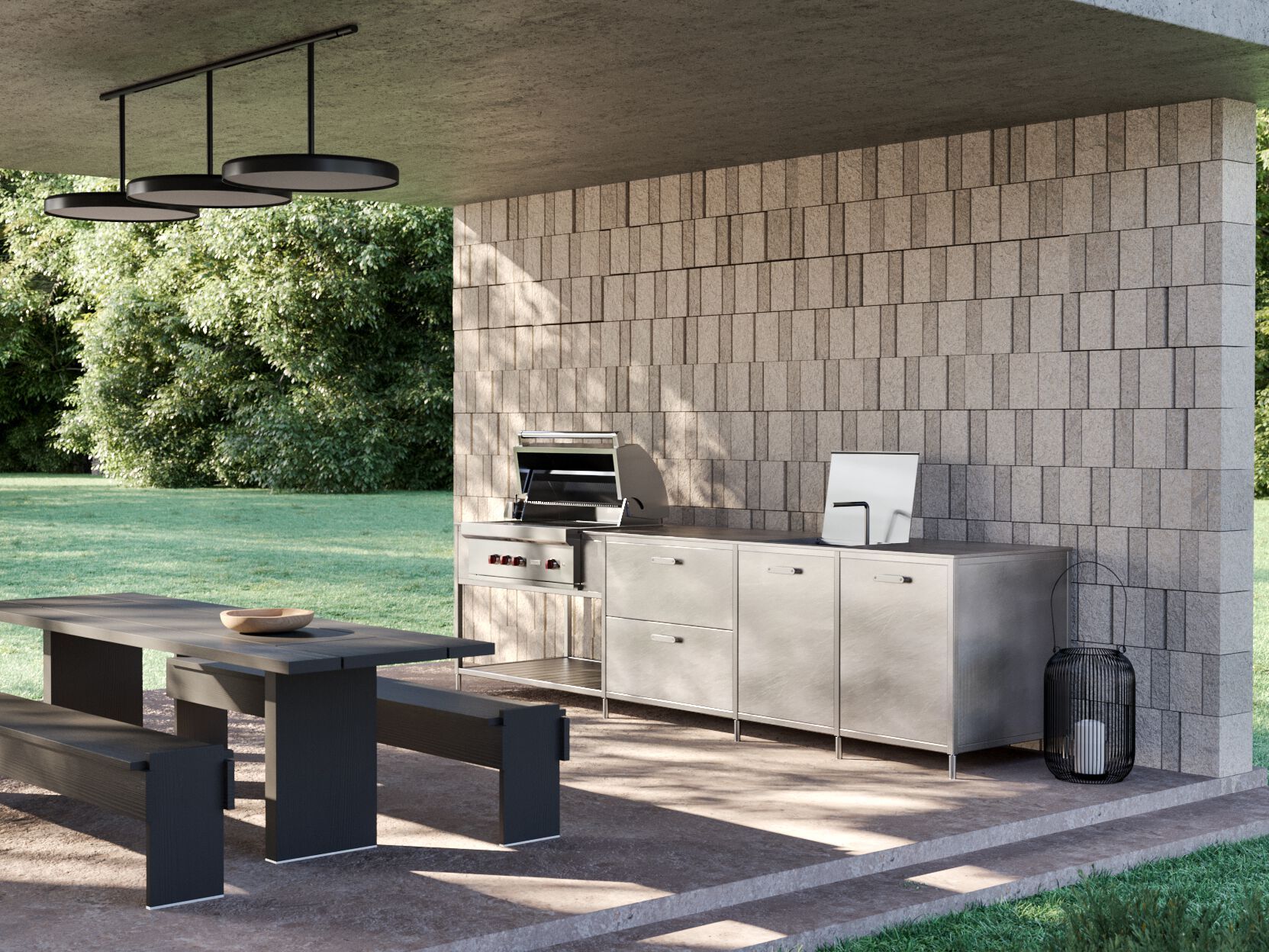 Наружная кухня из нержавеющей стали Lando ARCADIA ARCH-00093983