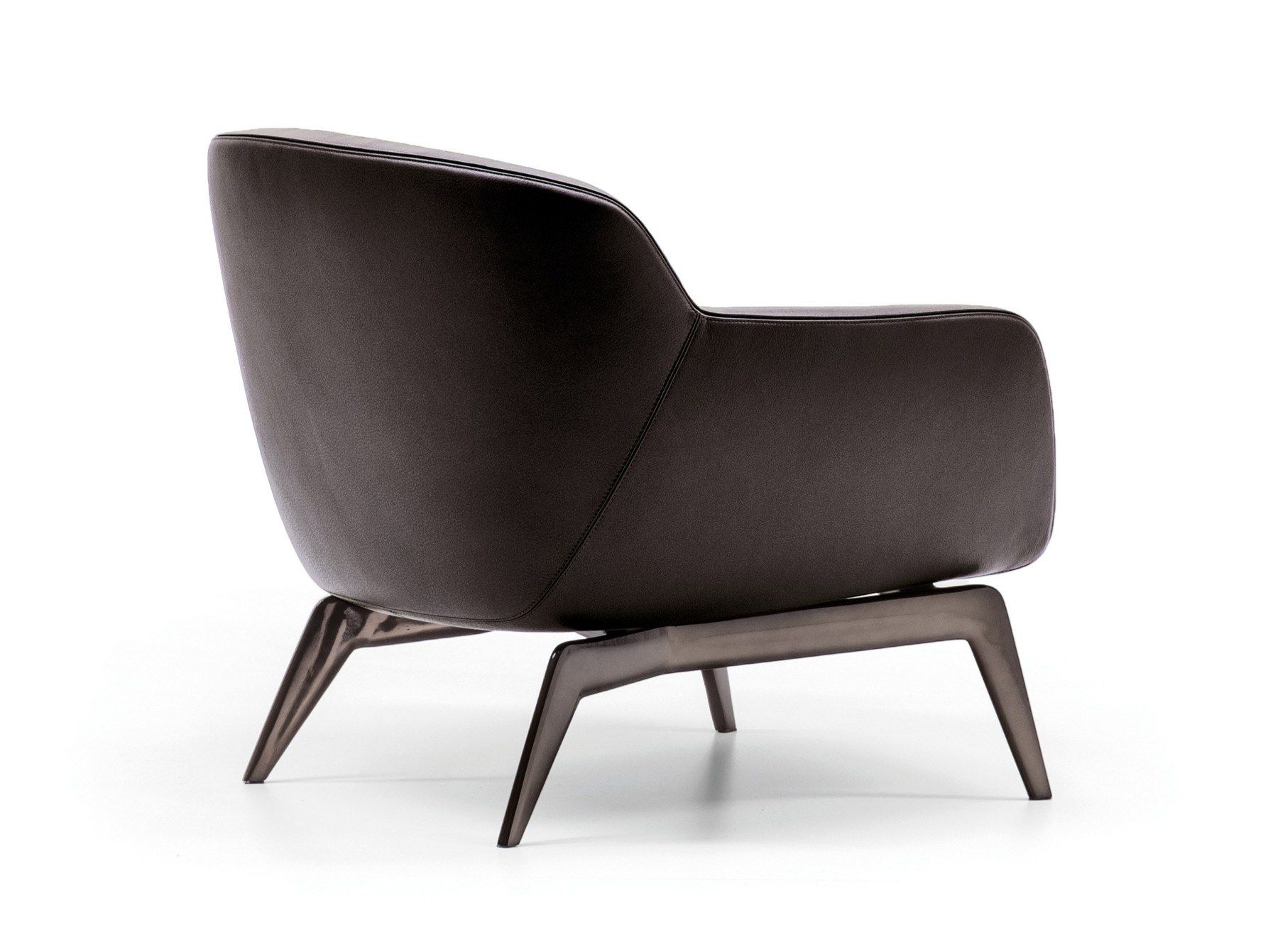 Кожаное кресло с подлокотниками Minotti Belt ARCH-00139736 - Вид №1