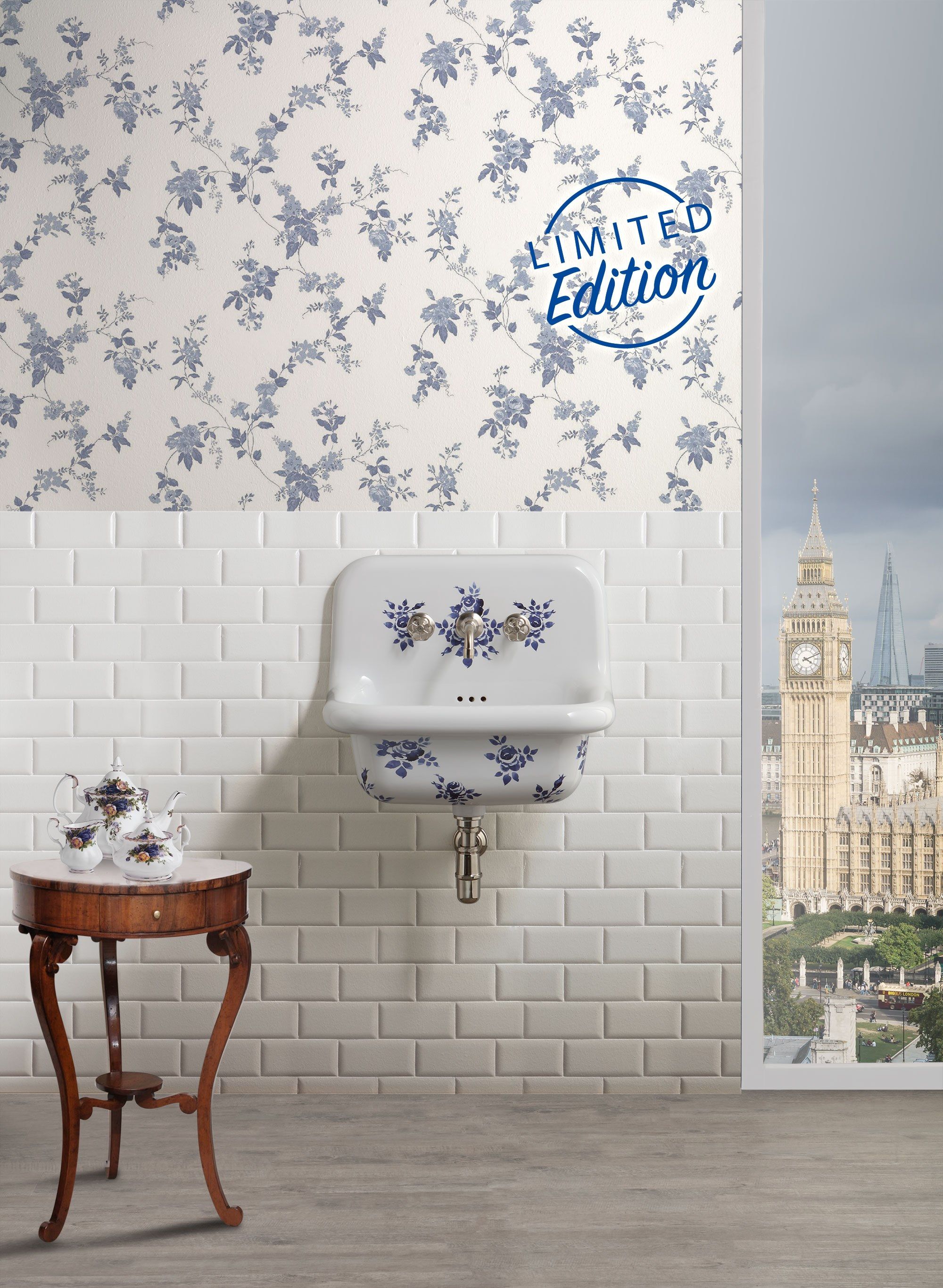 Керамическая прямоугольная подвесная раковина BLEU PROVENCE TrueColors ARCH-00114642 - Вид №2