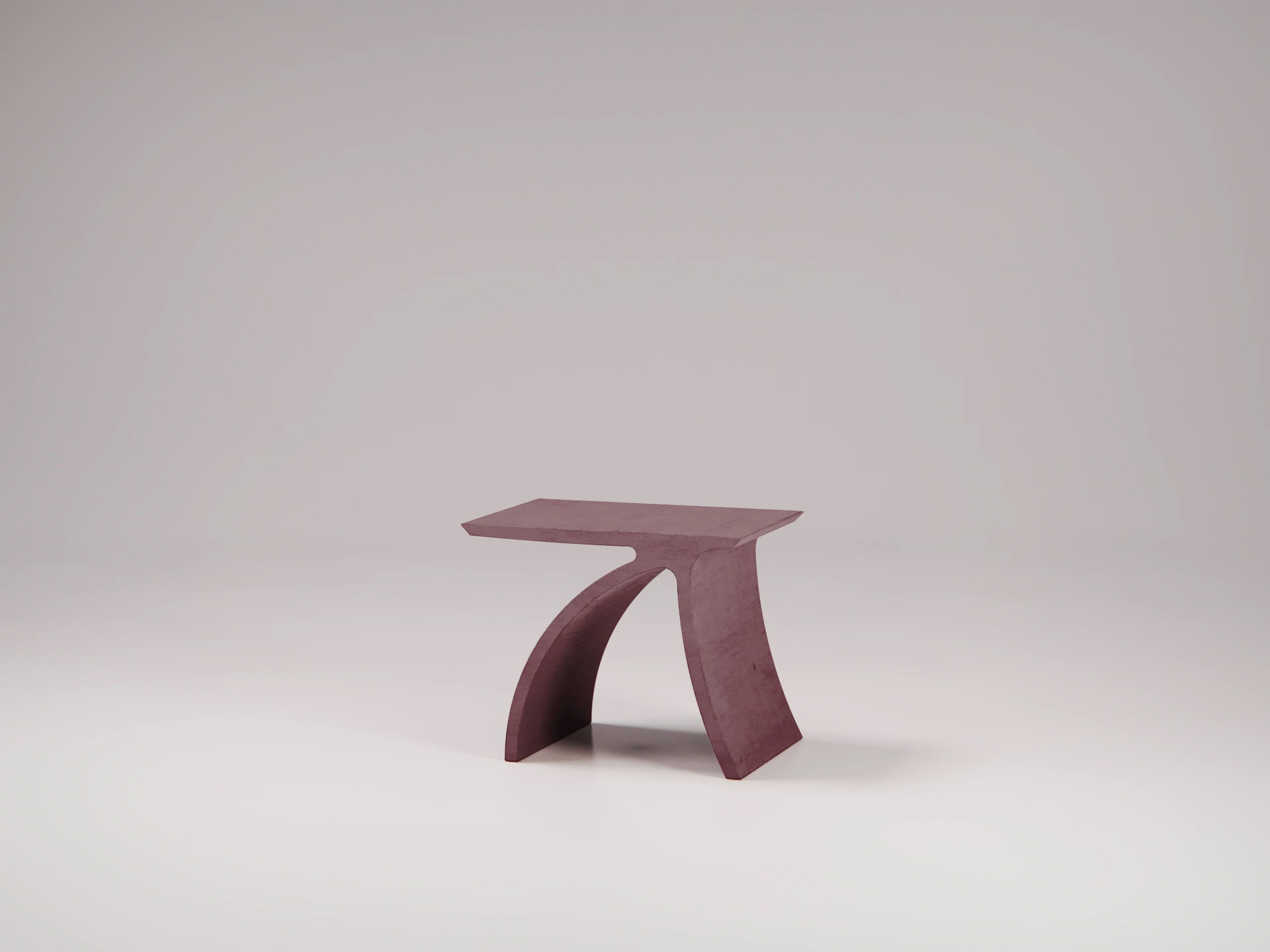 Прямоугольный бетонный журнальный столик Forma&Cemento Abecedario ARCH-00095673 - Вид №10