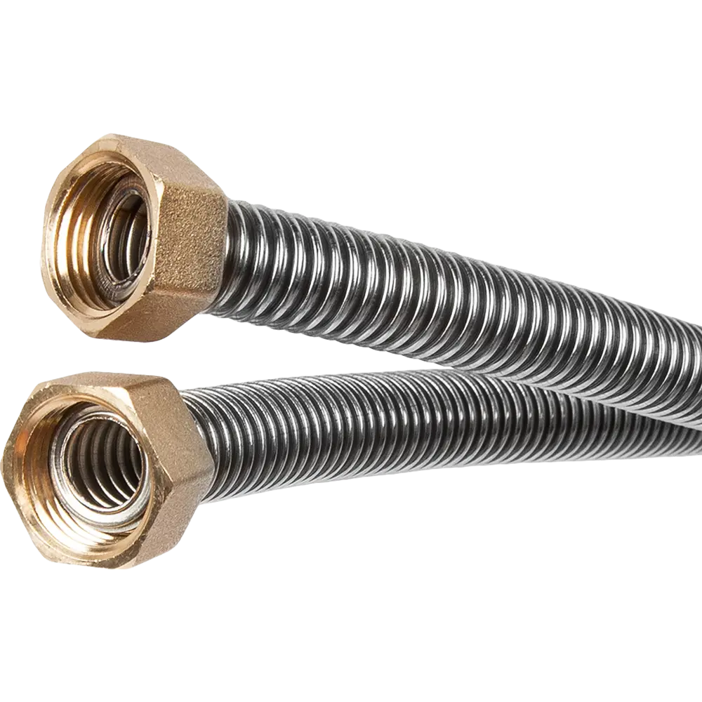 Гибкая подводка для газа сильфонного типа 1/2" внутренняя резьба 3 м TUBOFLEX STLM-2003919 - Вид №1