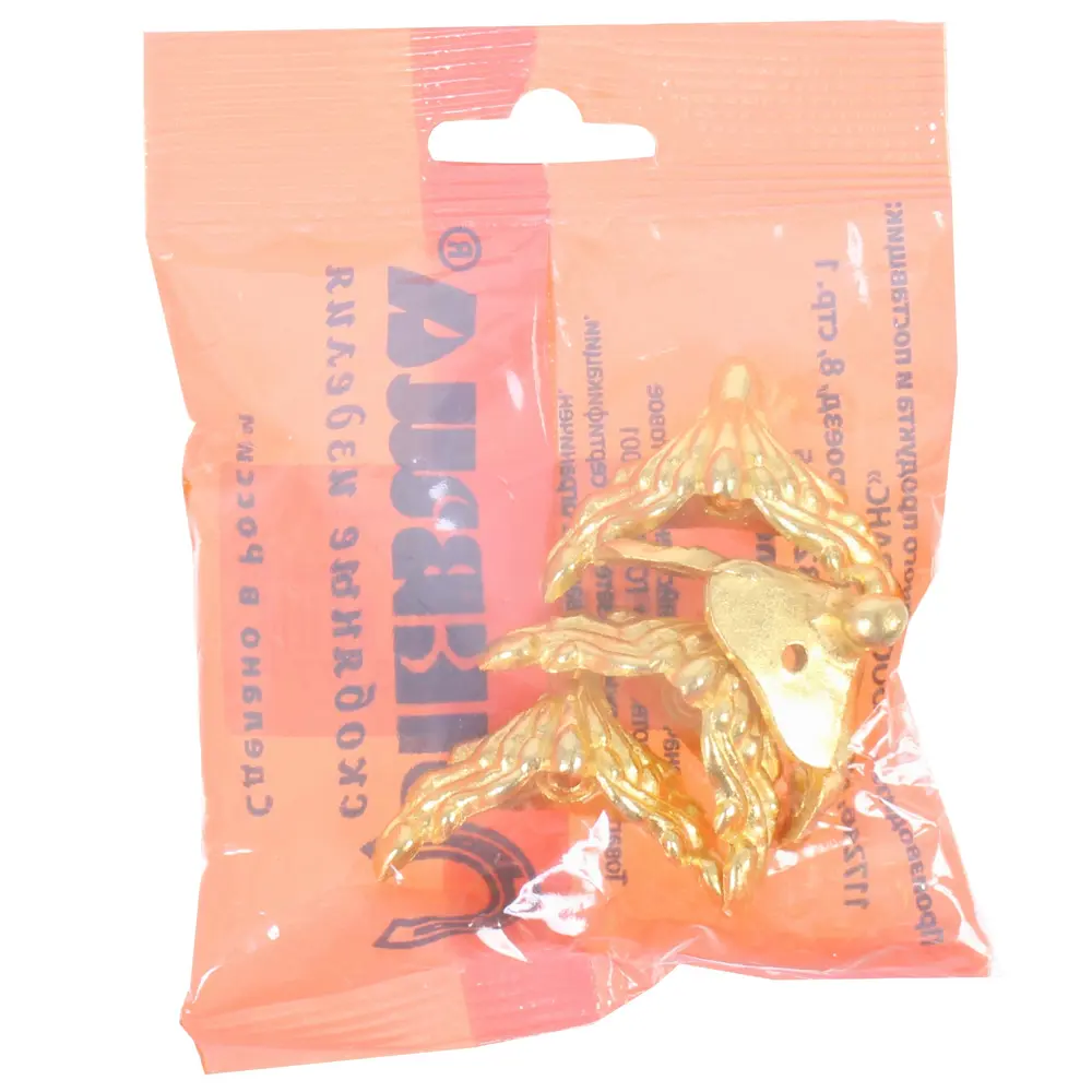 Ножка для шкатулок «Крылья» 20x36 мм цвет золото, 4 шт ЛЕВША STLM-2180583 - Вид №2